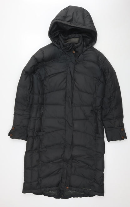 Womens UK Size S Merrell Black Quilted Coat