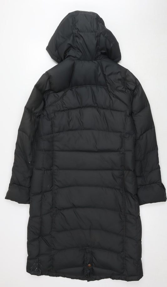 Womens UK Size S Merrell Black Quilted Coat