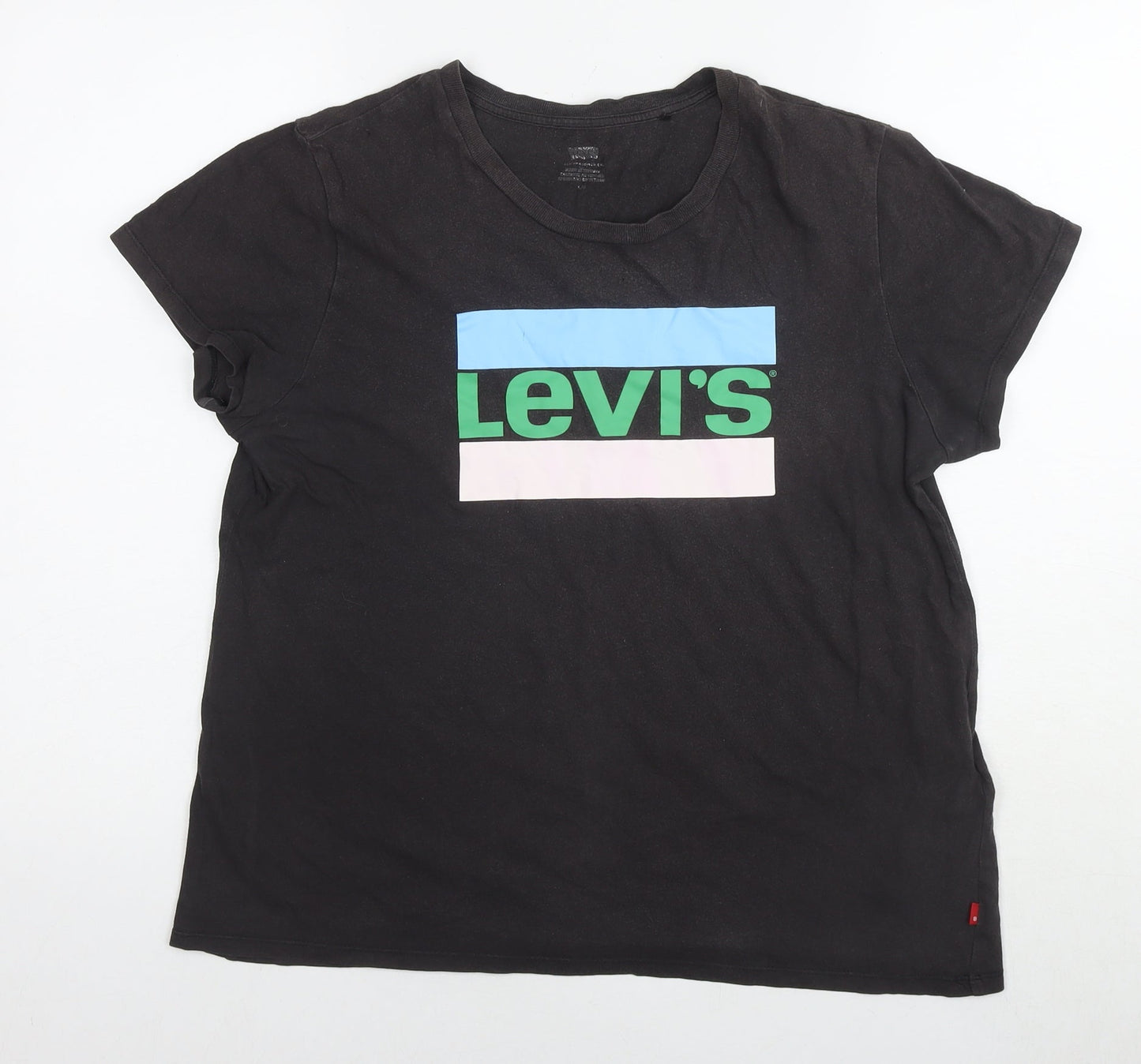 Womens UK Size L Levi's Brown Basic T-Shirt