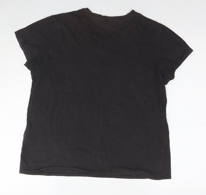 Womens UK Size L Levi's Brown Basic T-Shirt