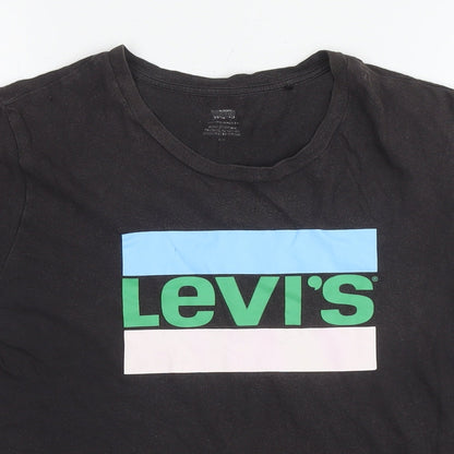 Womens UK Size L Levi's Brown Basic T-Shirt