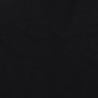 Gap Womens Black Round Neck Nylon Pullover Jumper Size S