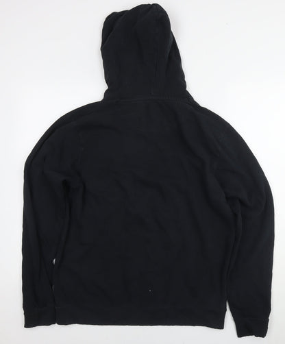 Mens UK Size XL DFND Black Pullover Hoodie
