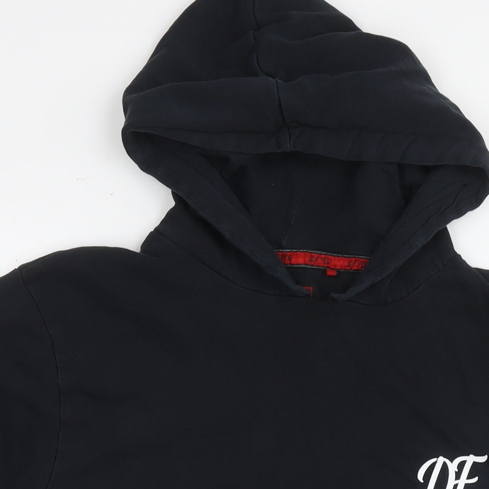 Mens UK Size XL DFND Black Pullover Hoodie