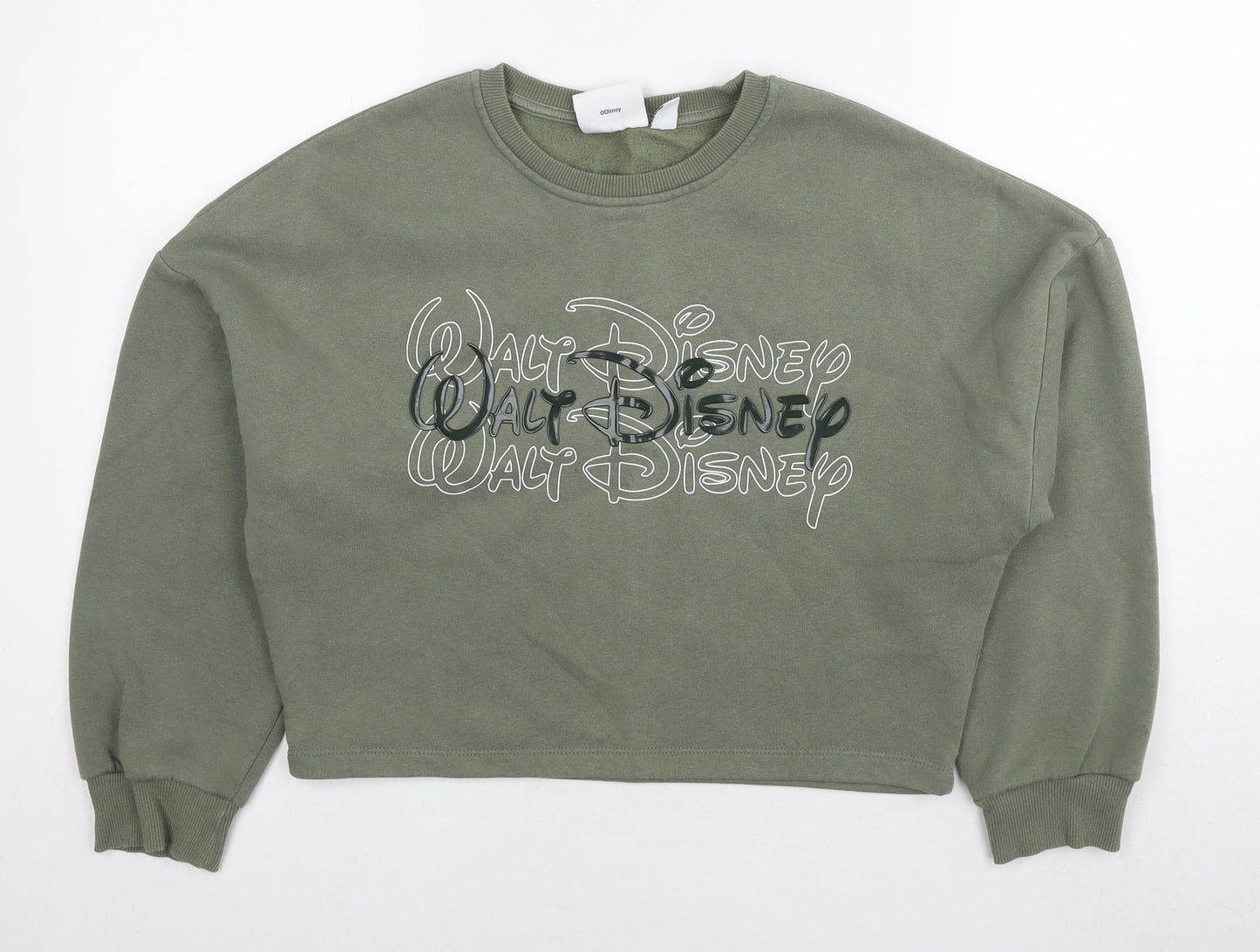 Womens UK Size 6 Disney Green Pullover Sweatshirt