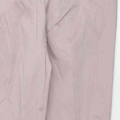Nougat Womens Beige Cotton Trousers Size 34 in L26 in Regular Zip