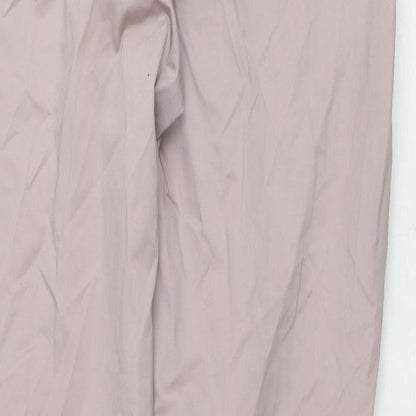 Nougat Womens Beige Cotton Trousers Size 34 in L26 in Regular Zip