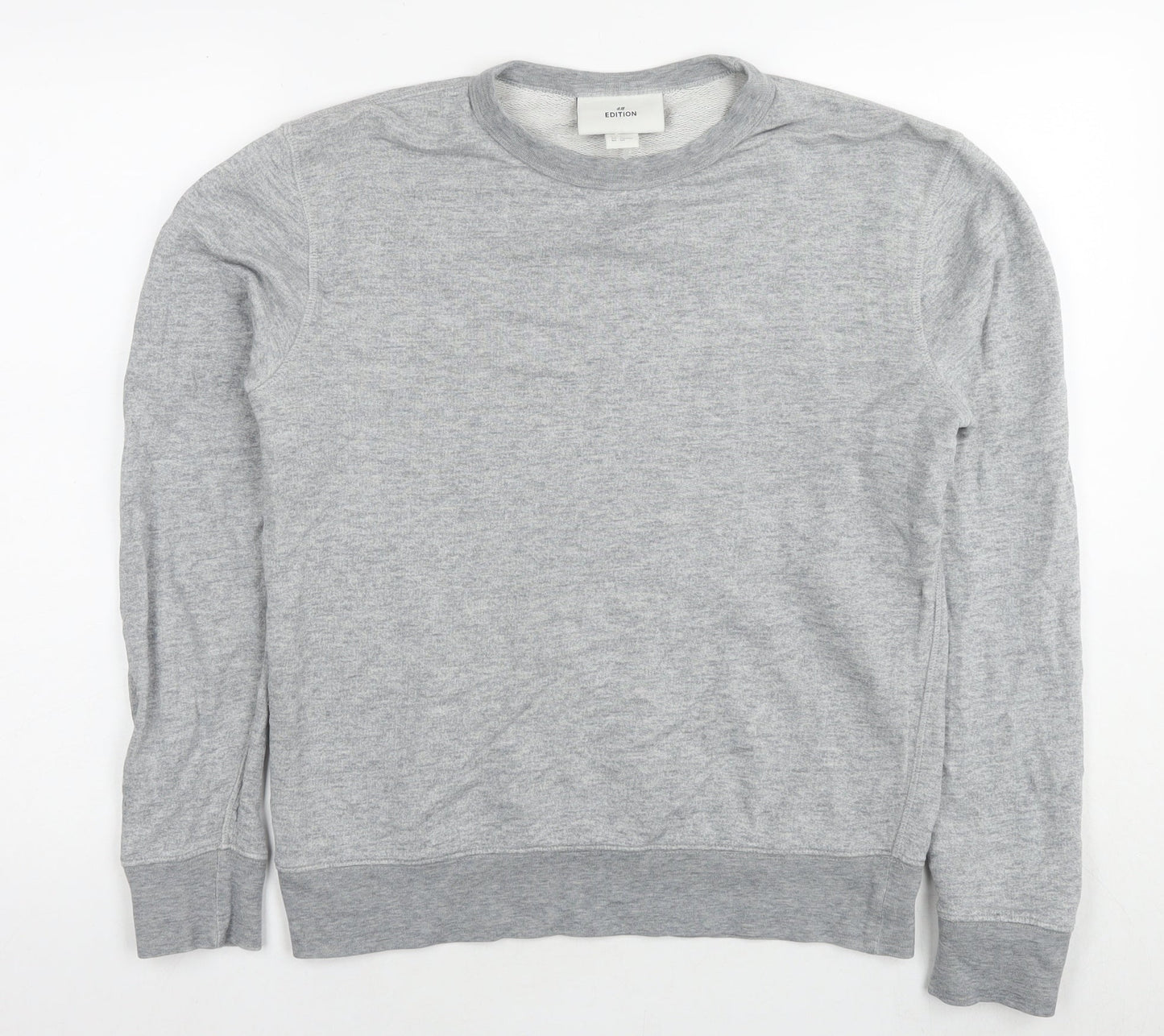 H&M Womens Grey Cotton Pullover Sweatshirt Size S Pullover