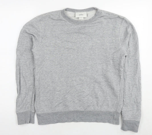 H&M Womens Grey Cotton Pullover Sweatshirt Size S Pullover
