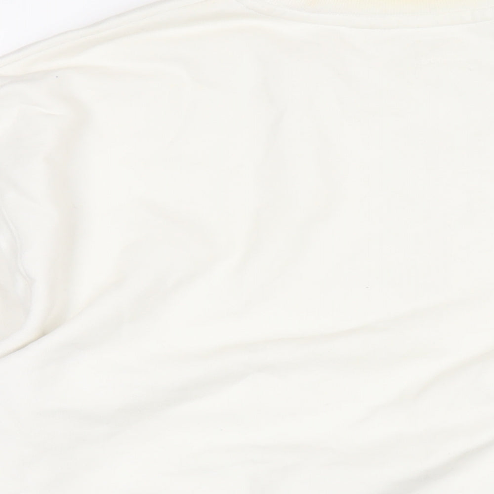 Mens UK Size L Levi's White Pullover Sweatshirt