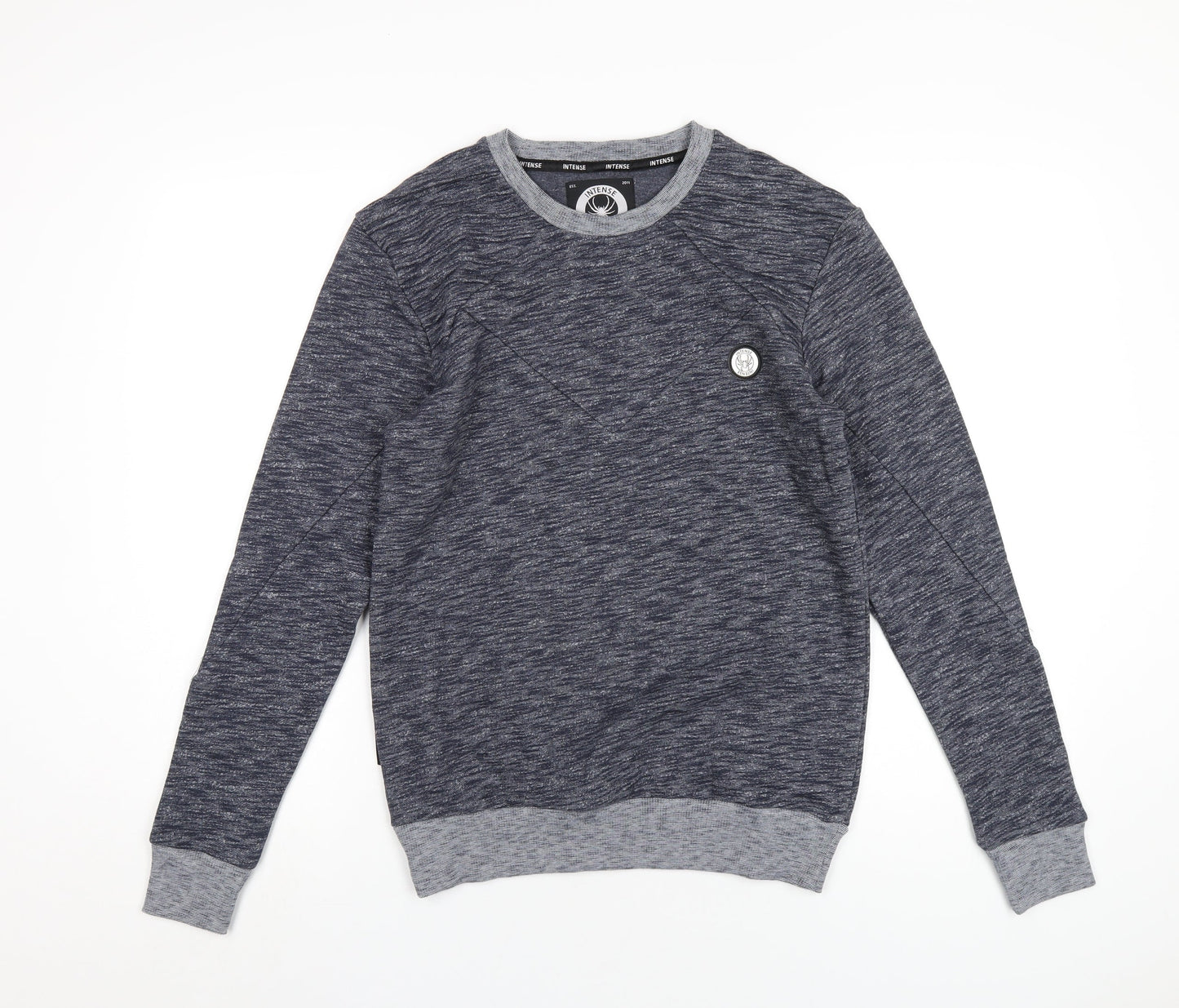 Mens UK Size S Intense Blue Pullover Sweatshirt