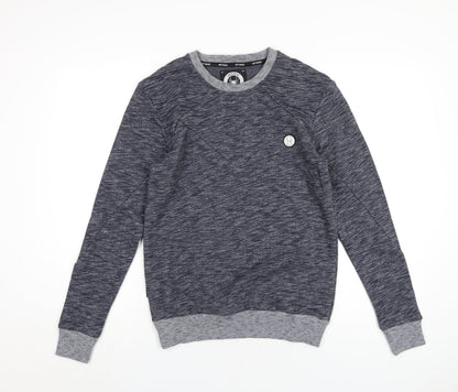 Mens UK Size S Intense Blue Pullover Sweatshirt