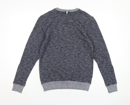 Mens UK Size S Intense Blue Pullover Sweatshirt