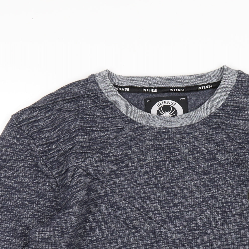Mens UK Size S Intense Blue Pullover Sweatshirt