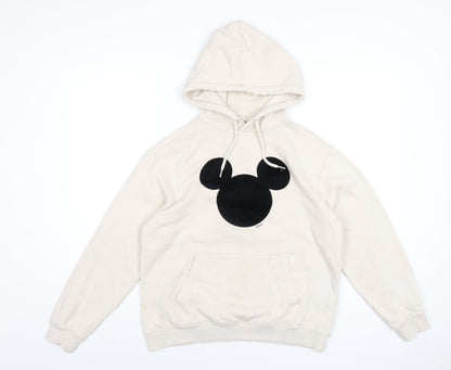 Womens UK Size XS Disney Ivory Pullover Hoodie