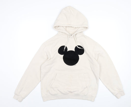 Womens UK Size XS Disney Ivory Pullover Hoodie