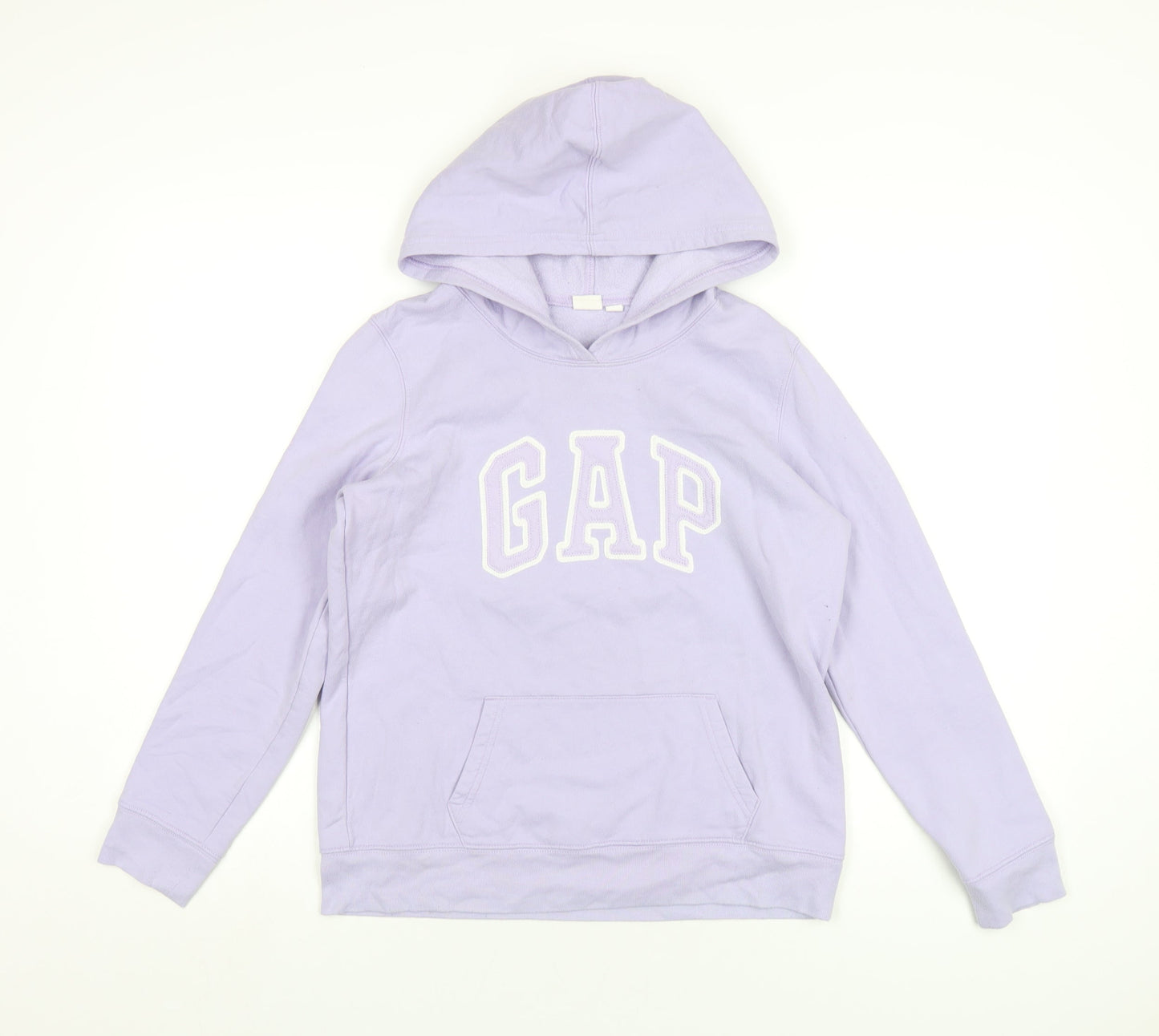 Gap Womens Purple Cotton Pullover Hoodie Size S Pullover - Embroidered Logo