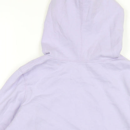 Gap Womens Purple Cotton Pullover Hoodie Size S Pullover - Embroidered Logo
