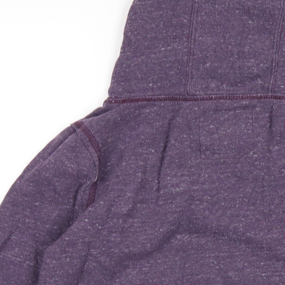 American Eagle Outfitters Womens Purple Cotton Pullover Hoodie Size S Pullover