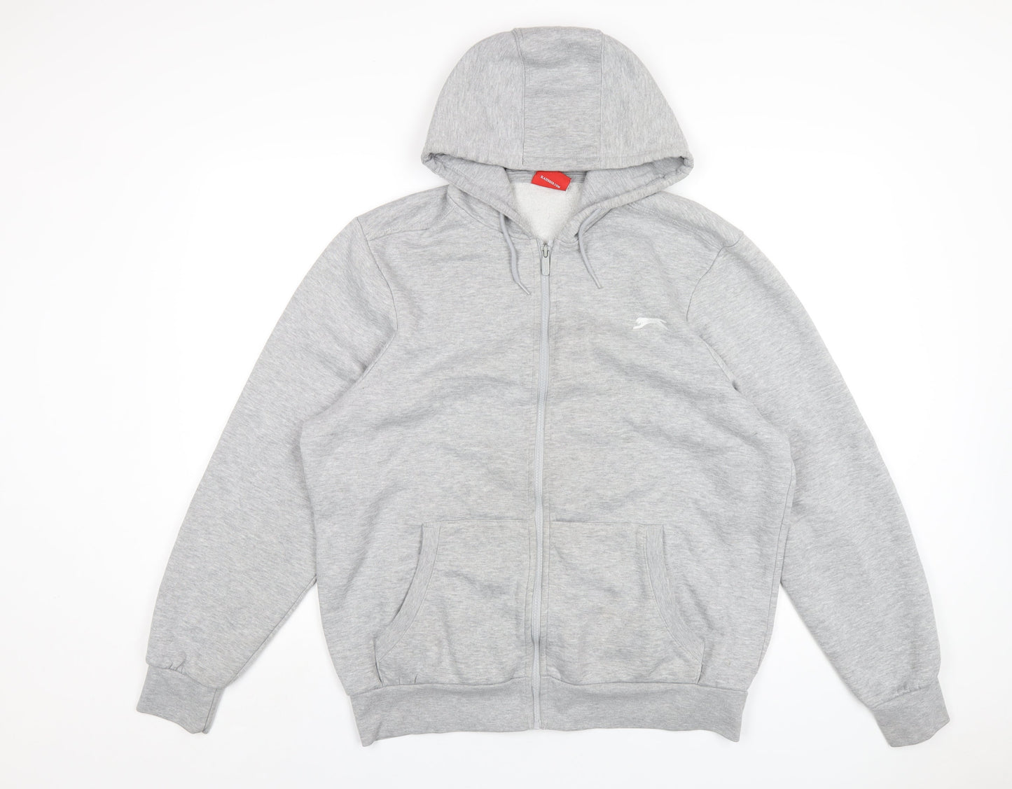 Mens UK Size L Slazenger Grey Full Zip Hoodie