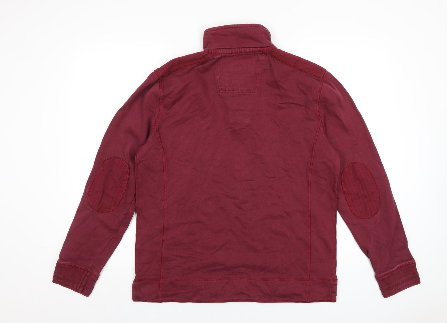 Mens UK Size M Crew Clothing Red Pullover Sweatshirt