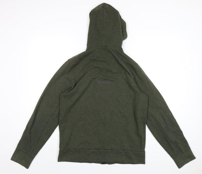 Mens UK Size M Gap Green Full Zip Hoodie