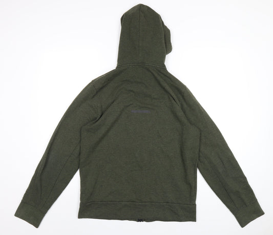 Mens UK Size M Gap Green Full Zip Hoodie