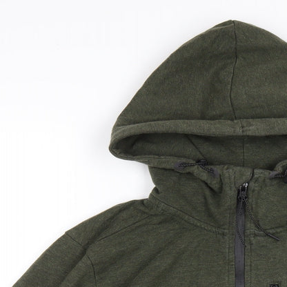 Mens UK Size M Gap Green Full Zip Hoodie