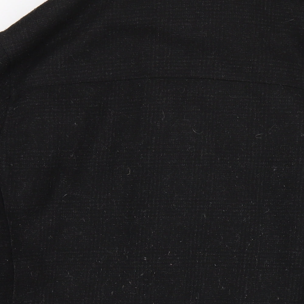 Mens UK Size L Lincoln Black Pea Coat