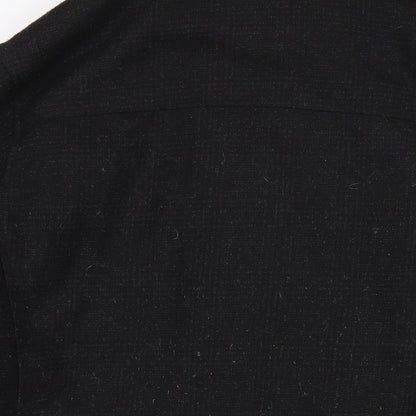 Mens UK Size L Lincoln Black Pea Coat