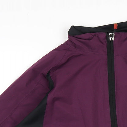 Stuburt Womens Purple Rain Coat Coat Size M Zip
