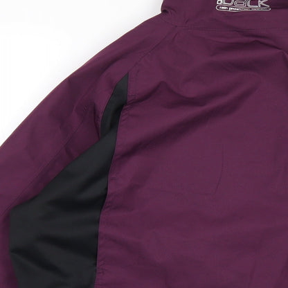 Stuburt Womens Purple Rain Coat Coat Size M Zip