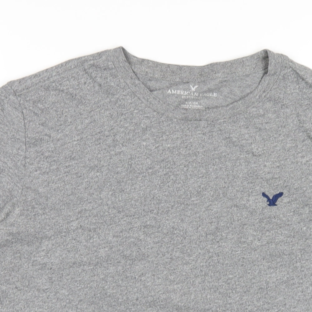 Mens UK Size S American Eagle Outfitters Grey  T-Shirt