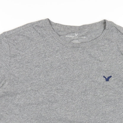 Mens UK Size S American Eagle Outfitters Grey  T-Shirt