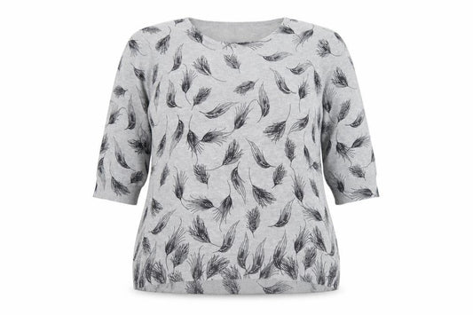 Womens UK Size 2XL Anna Rose Grey Pullover Jumper