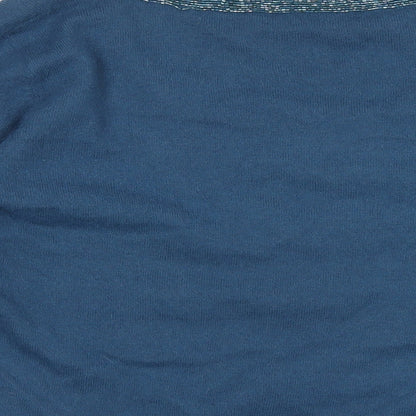 Womens UK Size 14 Pomodoro Blue Pullover Jumper