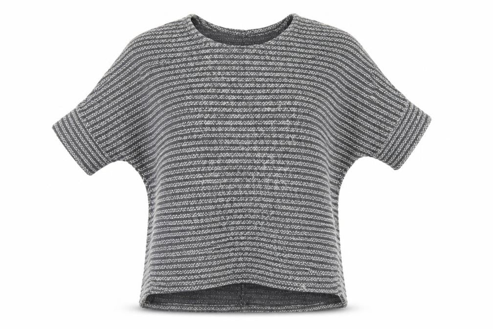Womens UK Size S Apricot Grey Pullover Jumper