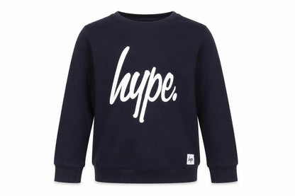 Hype Boys Blue Cotton Pullover Sweatshirt Size 11-12 Years Pullover