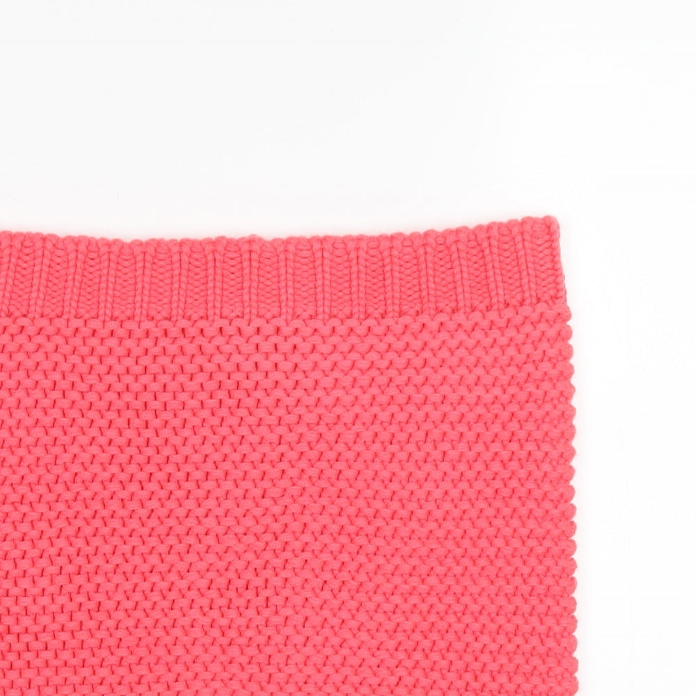 French Connection Womens Pink Acrylic Mini Skirt Size 30 in