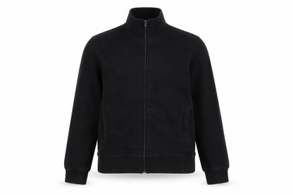 Oasis Womens Black Cotton Full Zip Sweatshirt Size 10 Zip