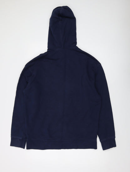 Mens UK Size M Levi's Blue Pullover Hoodie