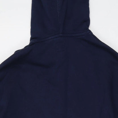Mens UK Size M Levi's Blue Pullover Hoodie