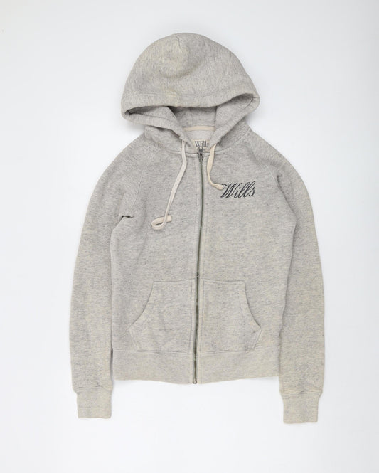Womens UK Size 6 Jack Wills Grey Full Zip Hoodie