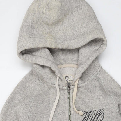 Womens UK Size 6 Jack Wills Grey Full Zip Hoodie