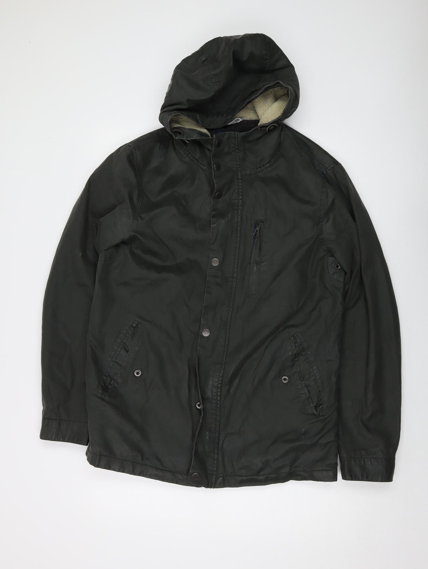 Mens UK Size M Pull&Bear Green Jacket