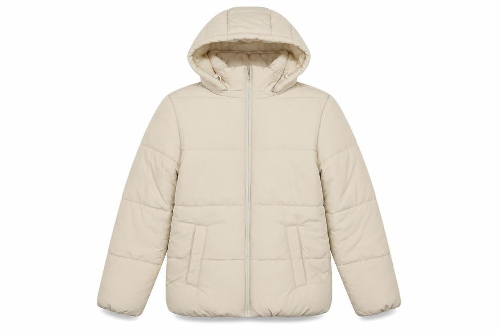 Womens UK Size 8 Marks and Spencer Beige Parka Coat