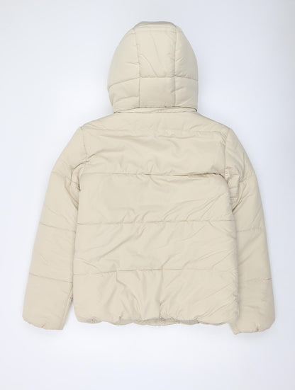 Womens UK Size 8 Marks and Spencer Beige Parka Coat