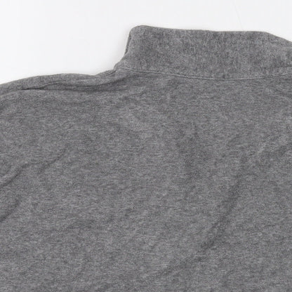 Womens UK Size L Gilly Hicks Grey Cropped Blouse