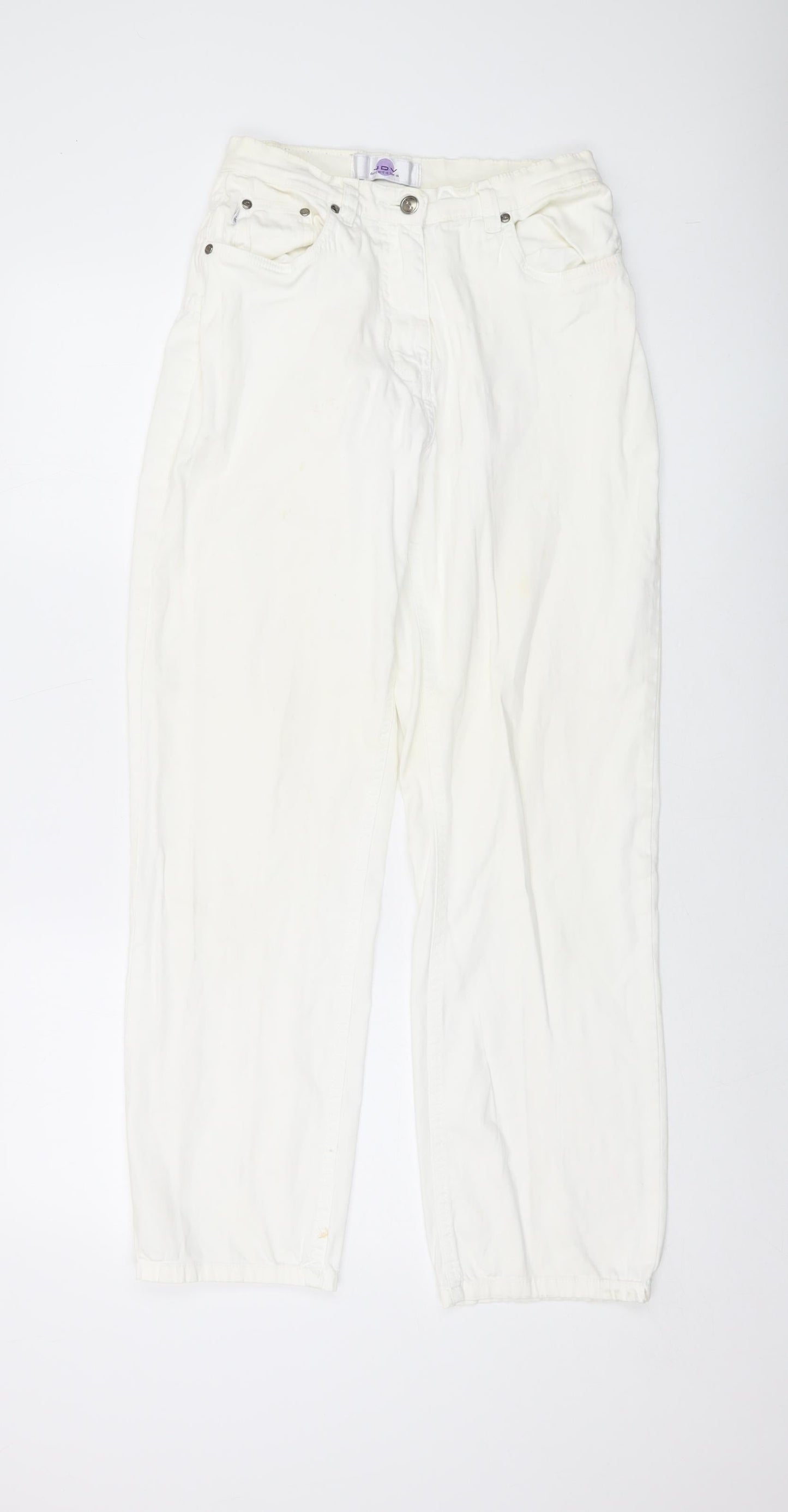 Womens UK Size 12 JDV Regular Fit  Ivory Trousers