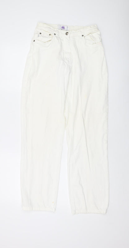 Womens UK Size 12 JDV Regular Fit  Ivory Trousers